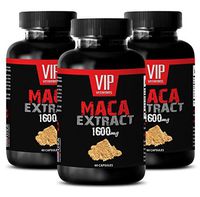 Female Sex Drive Booster - MACA Extract 1600MG - maca Magic Capsules - 3 Bottles (180 Capsules)