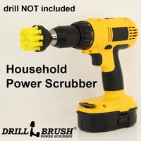 Household Power Scrubber Cordless Drill Battery Operated Bathroom and Tile Scrub Brush