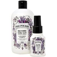 Poo-Pourri Lavender Vanilla 16-Ounce Refill Bottle,and 1.4-Ounce Lavender Vanilla