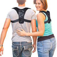 Back Posture Corrector for Women and Men - Adjustable Clavicle Brace to Comfortably Improve Bad Posture, Upper Back Brace Clavicle Support for Thoracic Kyphosis and Shoulder - Neck Pain Relief