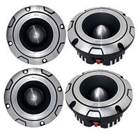 4) NEW Lanzar OPTIBT38 Optidrive 1600W Heavy Duty Aluminum Super Bullet Tweeters