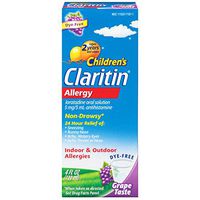 Claritin Children's Claritin Allergy, Non-Drowsy, Grape, 4-Ounce Bottles (Pack of 2)