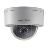 Hikvision DS-2DE3304W-DE 3MP Network Mini PTZ Repositionable Dome Camera POE 4X Optical Zoom H.264 Video Compression Format Outdoor Security Surveillance Camera ONVIF English Version (Can Be Upgrade)