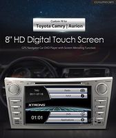 XTRONS Double 2 Din 8 inch HD Digital Touch Screen Car Stereo Radio in Dash DVD Player GPS Screen Mirroring for Toyota AURION Camry
