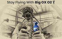 ​NEW 10 LITERS CAN OF Big Ox O2 95% Pure Aviator's Oxygen - Aluminum Can with Patented Mouthpiece (3CANS)