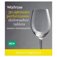 Waitrose Optimum Performance Dishwasher Tablets 30