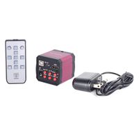 Red 14MP HDMI 1080P HD USB Digital Industry Video Inspection Microscope Camera Set TF Card Video Recorder