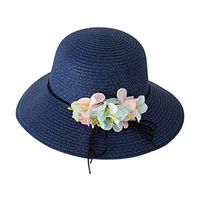 Meidexian888 Baby Breathable Sun Hat, Spring And Summer Baby Hat Bucket Unisex Kids (Navy)