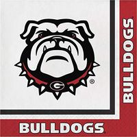 GA BULLDOGS - 2 PLY LUNCH 20CT NAPKINS