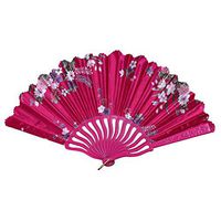 Hand Held Folding Fans Chinese/Japanese Vintage Retro Style, Best Chinese Style Dance Wedding Party Lace Silk Folding Hand Held Flower Fan
