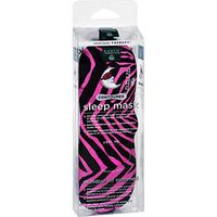 Earth Therapeutics Sleep Mask - Ergonomic - Zebra - Pink - Small - 1 Count (Pack of 2)