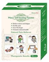 Moxa-HOT Moxa Self-Heating Patches (Pack of 10), Moxibusion Patches, Natural Pain Relieving Patches, Therapy Patches