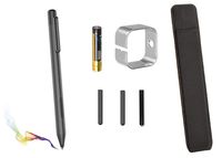 for Microsoft Surface Stylus Pen + Extra Tips Nib + Pouch Holder Compatible with Microsoft Surface Pro 6, Pro 4, Pro 3, Surface Laptop 2, Surface Book 2, Book 1, Surface 2017 2018, 2024 Leve (Black)