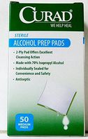 Sterile Alcohol Swabs, 50 medium pads