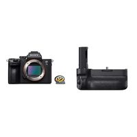 Sony a7 III Full-Frame Mirrorless Interchangeable-Lens Camera Optical with 3-Inch LCD, Black (ILCE7M3/B) with Vertical Grip for α9