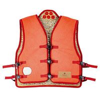 Healthyline Far Infrared Heated Vest - Shoulder and Back Pain Relief – Hot Amethyst Stone Sauna Pad –Negative Ions and Photon Light Therapy - Electric Auto Shut Off - 40" x 22" XL