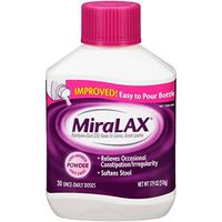 MiraLAX laxative powder, 17.9 Ounces, 30 doses by Miralax