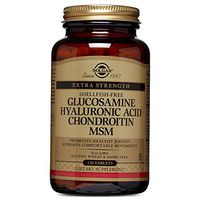 Solgar Glucosamine Hyaluronic Acid Condroitin MSM (Shellfish-Free) 120 Tablets - 2 Bottles