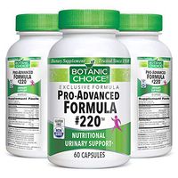 Botanic Choice Pro-Advanced Formula #220 - Adult Women Daily Supplement - Delivers Essential Vitamins Minerals and Herbs Supporting Optimal Bladder and Urinary Function 60 Capsules