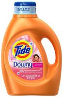 Tide Plus a Touch of Downy Liquid Laundry Detergent, April Fresh - 92 oz