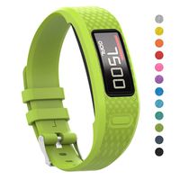 iBREK for Garmin Vivofit 1/2 Bands,Adjustable Watch Bands Replacement with Buckle for Women Men Small Large (No Tracker)-S/Lime