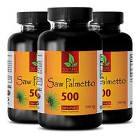 Support Prostate - Saw Palmetto 500MG - Saw Palmetto Supplements 500mg - 3 Bottles 300 Capsules