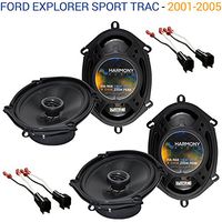 Compatible with Ford Explorer Sport Trac 2001-2005 Factory Speaker Upgrade Harmony (2) R68 New