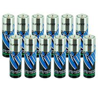 12pc VINNIC AA Super Heavy Duty Eco Friendly NO Mercury NO Lead NO Cadmium Batteries for Flashlights, Radios, Clocks, Remotes, Toys LR06, MN1500, R06P, SUM4, LR6, LR6A,4106, LR6N, BA3058/U