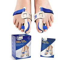 TENMAND Best FDA Certified Bunion Correctors and Toe Straightener 2pcs Bunion Splint for Night Time Hallux Valgus Corrector for Bunion Relief for Woman and Man (Large)