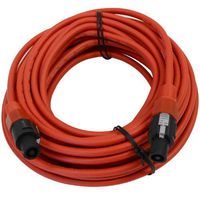 Seismic Audio - TW12S50Red - 12 Gauge 50 Foot Red Speakon to Speakon Professional Speaker Cable - 12AWG 2 Conductor Speaker Cable