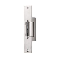 Electric Strike Lock, TMEZON Narrow Type Electric Door Lock for Home Office Wood Metal Door NO Mode Fail Secure DC 12V Access Control, Work with TMEZON Video Door Phone