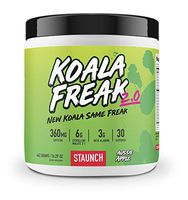 Staunch Koala Freak 2.0 Pre-Workout (Aussie Apple) 30 Servings - Effective, High Quality Pre-Workout Powder