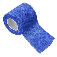 Ewinodon 6Pack Self-Adhesive Elastic Bandage First Aid Medical Health Care Treatment Gauze Tape Emergency Muscle Tape First Aid Tool 2inch*5.4yd (Blue)