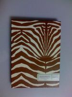 Hallmark Stationery SOM3190 Brown Zebra and Lime Green Stationery Kit