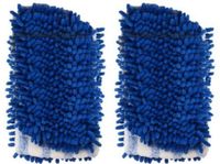 Replacement Pads Compatible with OCedar Dual-Action Microfiber Mop Refill Compatible with O Cedar Flip Mop & Compatible with O-Cedar Dust Mops 2 Pack