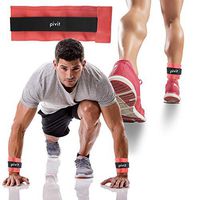 Pivit Exercise Weight Cuffs | Physical Therapy Strengthening & Toning Weights | Strength Training Muscle Exerciser for Home Gym Workout Yoga Pilates | Fits Ankles Wrists Thighs (7.5 lbs, Red)