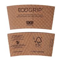 Eco-Products EG2000 EcoGrip Hot Cup Sleeves - Renewable & Compostable (Case of 1300)