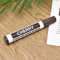 Yooha Marker Pen, Wood Furniture Scratch Repair Touch Up Pen Recolour Marker Hides Nicks Paint Fix Filler (Cherry)