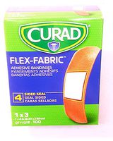 Medline NON25660 Curad Fabric Adhesive Bandages, 1"x3", Natural (Case of 1200)