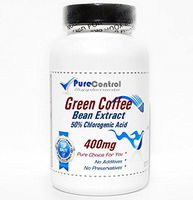 Green Coffee Bean Standardized Extract 400mg 60% Polyphenols 60% Chlorogenic Acid // 180 Capsules // Pure // by PureControl Supplements