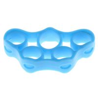 DALU.A.F 2 Pieces Finger Extensor Resistance Bands for Improving Dexterity Forearm Wrist Strength Injury Rehabilitation Stress Relief Gift (Light Blue)