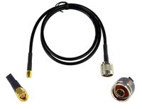 3 ft Low-Loss Coax Extension Cable (50 Ohm) - SMA Male to N Male - for 3G/4G/LTE/Ham/ADS-B/GPS/RF Radio to Antenna or Surge Arrester Use (Not for TV or WiFi)