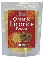 Jiva Organic Licorice Root Powder 7 Ounce - Glycyrrhiza glabra - Mulethi - Yashtimadhu - Non-GMO