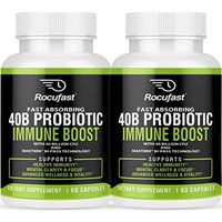 Immune Support Immunity Boost Probiotic Supplement - Once Daily Multi-System Immune Defense - Great Immune Booster for Adults 2 Bottles