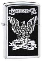 Zippo Second Amendment Eagle Lighter