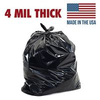 Ox Plastics 45-50 Gallon 4mil Extra Heavy Duty Contractor Garbage Bags, Puncture-Resistant, Made in USA, 37 X 43 42G-4mil (35 Count)