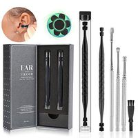 Ear Wax Removal Cleaner Tool Kit, FERNIDA 4 Types Earwax Remover Picks New Turbofan Structure Tech for Complete Ear Cleaning, Efficient Earsafe Design and Portable Storage Box Adults and Kids