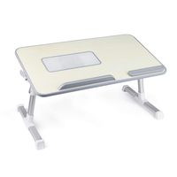 Foldable Computer Desk-CSSD Adjustable Mobile Laptop Computer Desk,Turnlift Portable Mobile Laptop Desk(Ship from US) (66387CM, Grey)