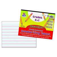 Multi-Sensory Handwriting Tablet, 10-1/2 x 8, 40 Sheets/Pad