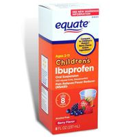 Equate Children's Ibuprofen Pain Reliever/Fever Reducer, Oral Suspension, Berry Flavor 8 Oz